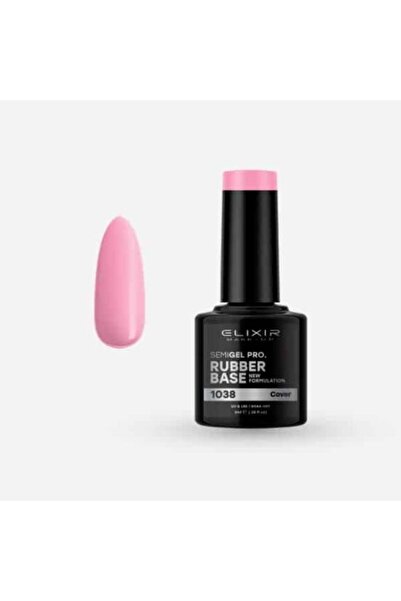 Elixir SEMI GEL (ΗΜΙΜΟΝΙΜΟ ΒΕΡΝΙΚΙ) RUBBER BASE 1038 (COVER) 8ML