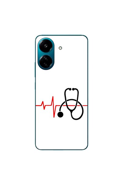 OEM Калъф, съвместим с Xiaomi Redmi 13C 4G, силиконов гел TPU, с десен Puls D...