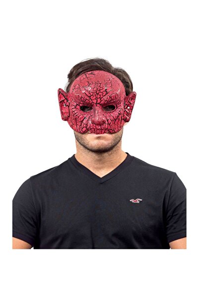Fun Fashion Αποκριάτικο Αξεσουάρ Μάσκα Γκρέμλιν Λευκό/Κόκκινο