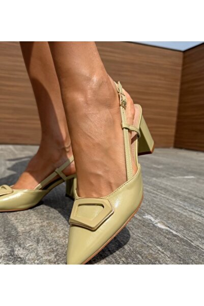 BENOTTİ Women's Komina heeled shoes Green