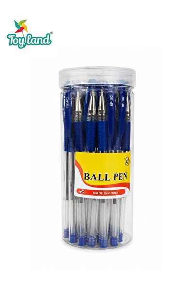 TOY LAND 24-Piece Ballpoint Pen Set with Storage Jar, Smooth Writing Pens for...