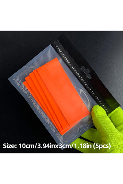 Choice Orange 5pcs 5pcs Fabric Replaceable Felt with Self Adhesive Glue Autom...