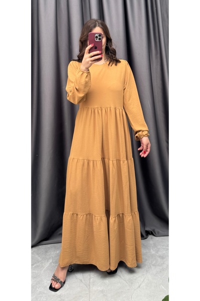 NİSUM MODA Ayrobin Layered Dress