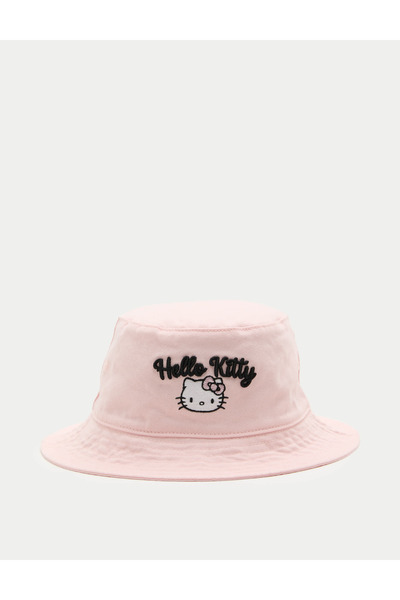 Marks & Spencer Hello Kitty Saf Pamuklu Bucket Şapka
