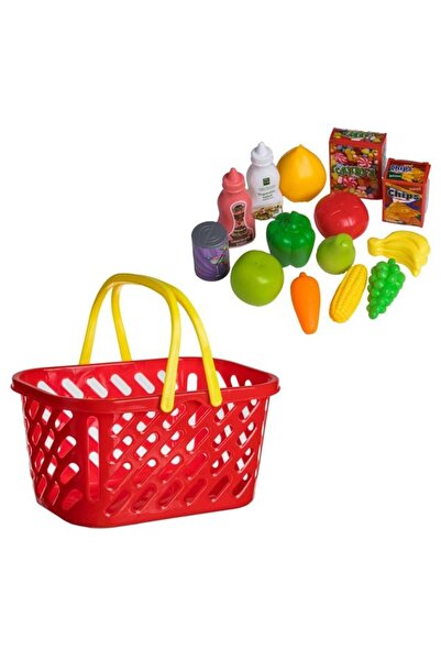 OEM Set de joacă supermarket pentru copii, Cos Super Market cu Alimente - 15 ...