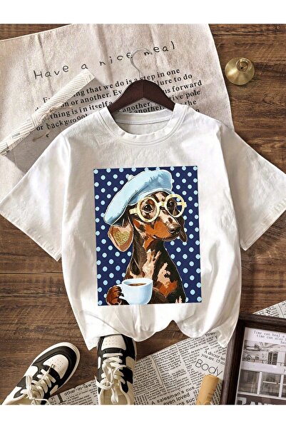 shams style MADFİRA Baskı Tişoürtü t-shirt (Kadın)