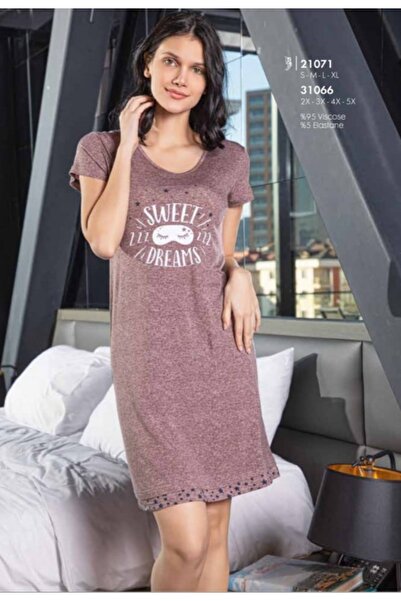 Pijamoni Women's Comfortable Sleep Shirt with "Sweet Dreams" Print Casual Sof...