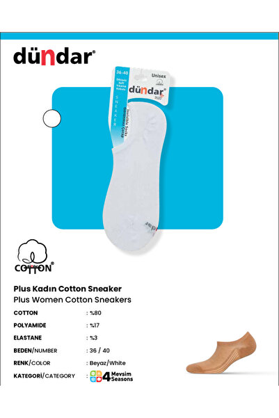 BENALİ Dündar Women's Cotton Sneaker 12-Pack