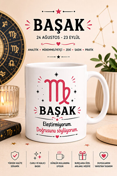 uğurlu dükkan Başak Burcu Baskı Kupa