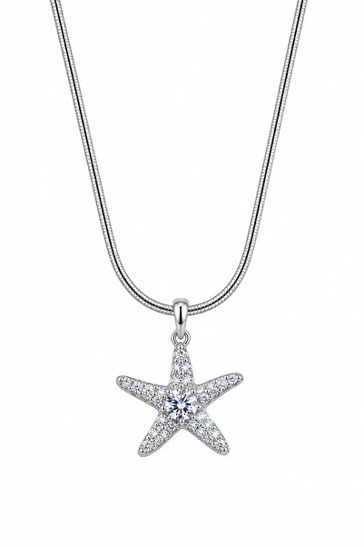 Jack Ferrero Women's colorfast steel necklace 50cm