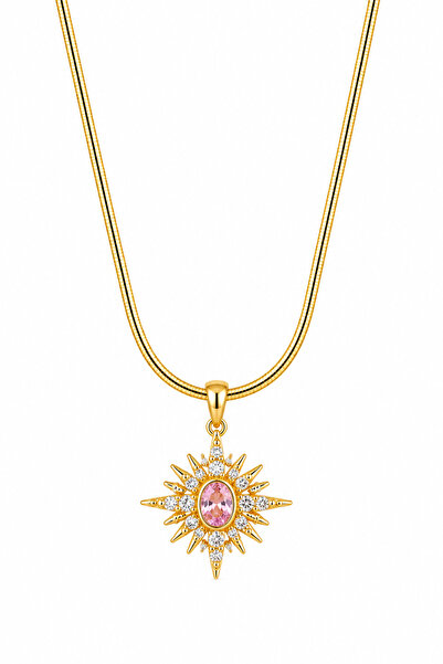 Jack Ferrero Women's colorfast steel necklace 50cm