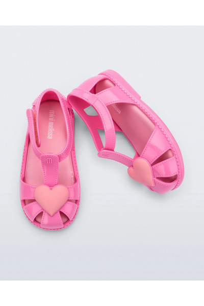 Mini Melissa Σανδάλια Μπαλαρίνα Hip Heart 37783-Ροζ