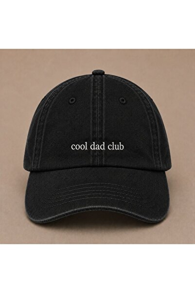 WeavedCo Cool Dad Club Embroidered Vintage Washed Men's Cap Hat Father's Day ...