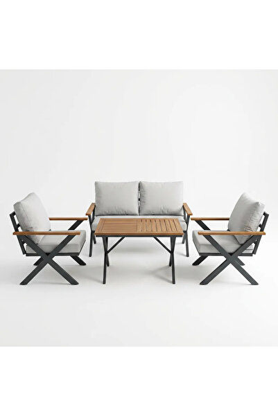 DEMHARİS Rattan Lüks Bahçe Oturma Takımı
