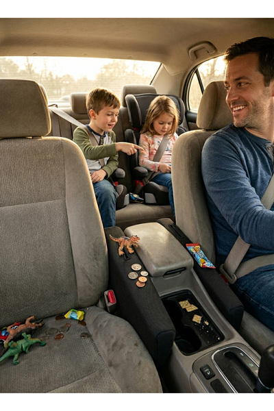 Yallabena Universal Car Seat Gap Plug – Detachable & Washable Leak-Proof Stri...
