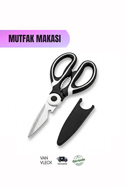 VAN VLECK Mutfak Makası – Paslanmaz Çelik Çok Amaçlı Kesim Makası, Et Sebze T...
