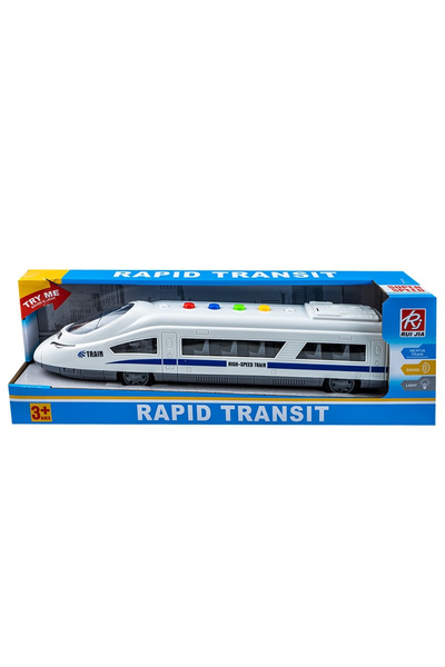 RJ White high-speed train with lights and sounds, white, 3+ years