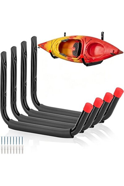 The Bros Swendo 15Inches Jumbo Garage Storage Hooks, Kayak Wall Mount Rack, H...