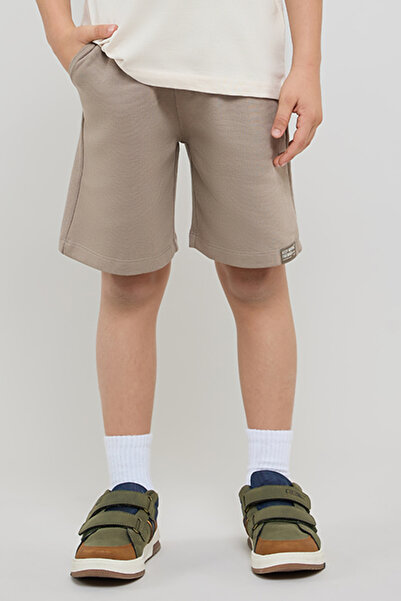 R&B Solid Shorts with Drawstring Waist