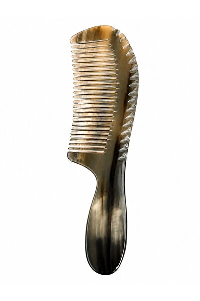 Sorendy Horn Bone Comb with Handle Skt-112 Handmade Natural Hair Comb 18 cm Non-Electrifying