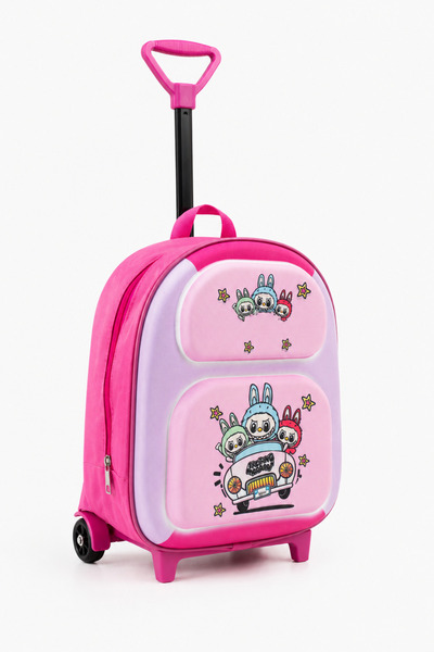 Mori School Bag Embossed Kindergarten/Nursery Bag with Squeegee