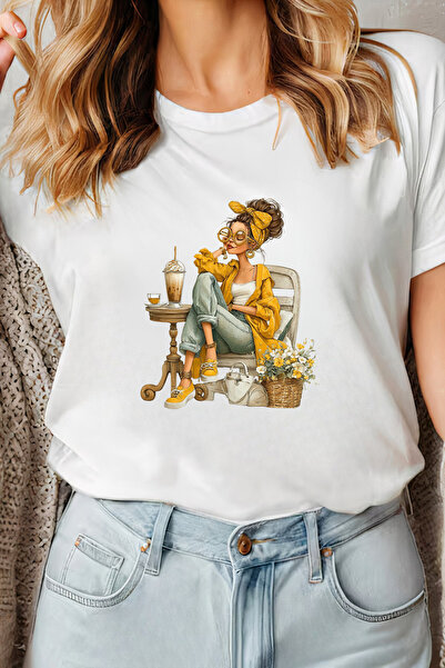 Sarah's Boutique Women's T-shirt – 100% cotton – Boho Coffee