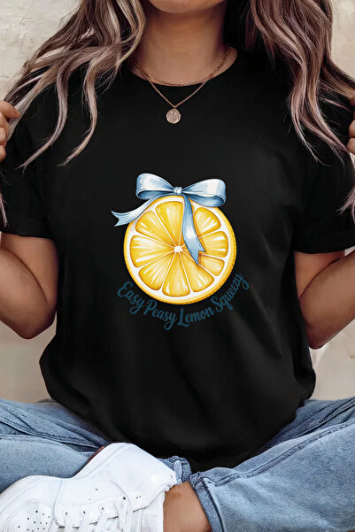Sarah's Boutique Women's T-shirt – 100% cotton – Lemon Squeeze