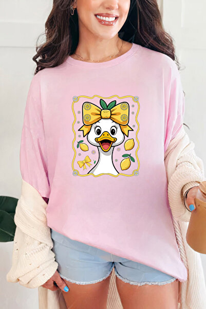 Sarah's Boutique Women's T-shirt – 100% cotton – Happy Duck