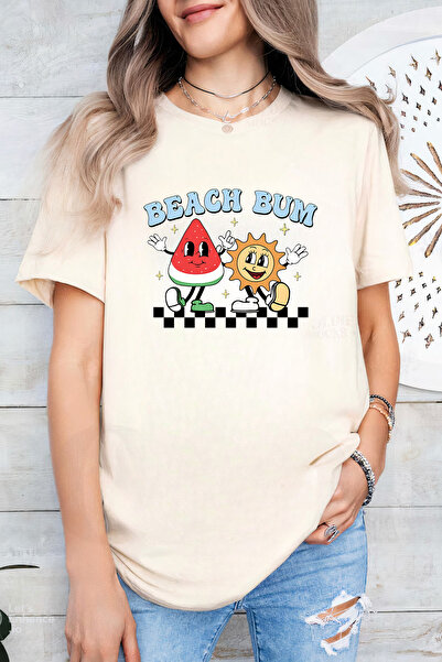 Sarah's Boutique Women's T-shirt – 100% cotton – Melon Bum