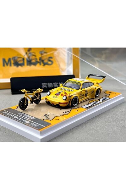 ULTIMATE PLAYER UP Porsche 964 RWB Minion Bisiklet (Pleksi-Kapalı Kutulu-Jela...
