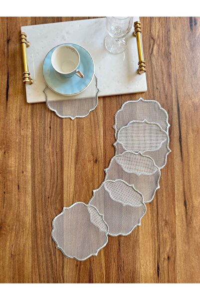 NURHAN HOME COLLECTION Set of 6 Suitable for Wire Drawing Techniques - Embroi...