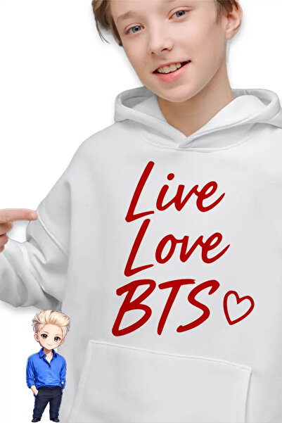 OEM Hanorac Copii Baieti Live Love BTS Bangtan K-Pop