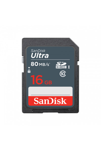 SanDisk Κάρτα Μνήμης SDHC Ultra, 16Gb, Κλάση 10, SDSDUNS-016G-GN3IN