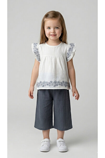 PİNPON Muslin Girls' Set