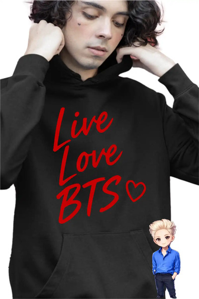 OEM Hanorac Copii Baieti Live Love BTS Bangtan K-Pop