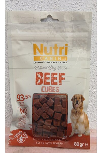 Nutri Canin SIĞIR ETLİ KÜP KÖPEK ÖDÜLÜ 80GR