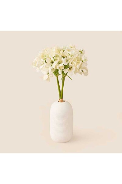 Evidea Deco Ortanca 4'lü Buket Çiçek - Krem - 31 cm