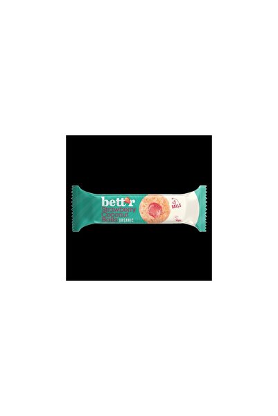 BETTR Bonboni organici umpluți cu căpșuni și nucă de cocos, 3x15g