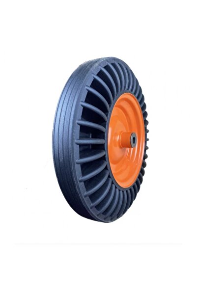UNİBOX Roata roaba plina 400-8, pe bucsa din otel, janta din metal, ax 16 mm
