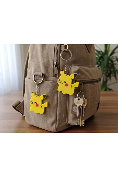 3D Layshop Set of 2 Movable Jointed Yellow Anime Keychains - Lover and Friend...
