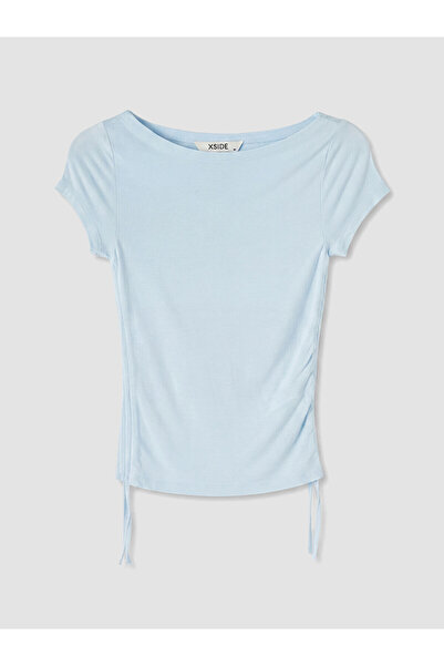 LC Waikiki Nevavm Farkıyla Kayık Yaka Gathered Blouse