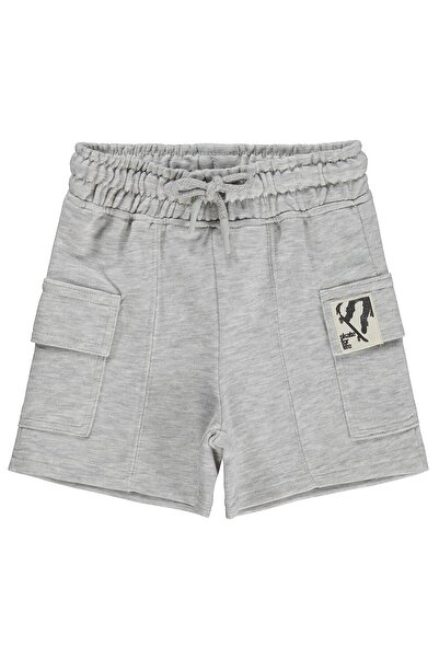 Civil Boys Basic Cargo Pocket Capri for 2-5 Years - Gray