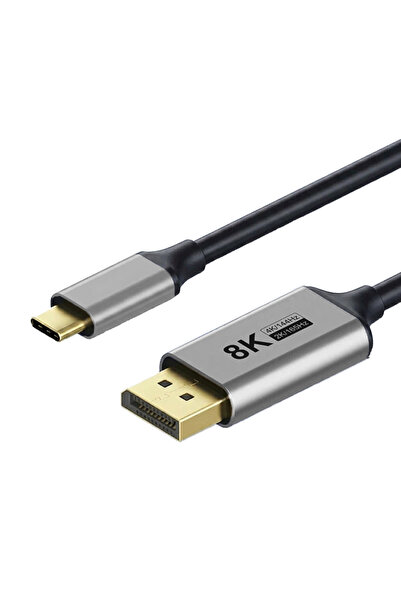 Microcase Type-C to DP(Displayport) Kablo 8K 60hz / 4K 120hz / 2K 165hz Görün...
