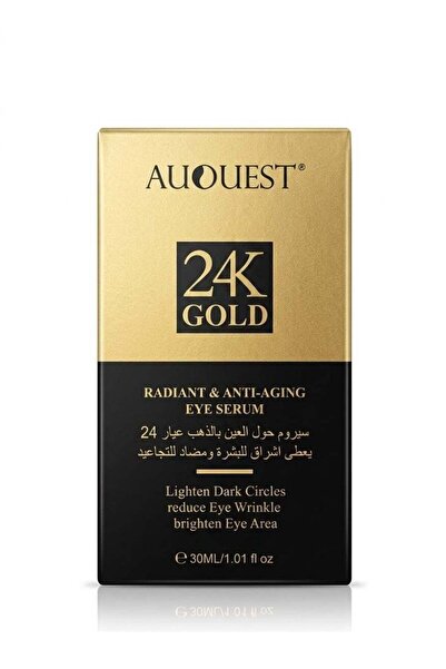 Auquest سيروم العين بالذهب عيار 24 قيراط - للعناية بمنطقة تحت العين - 30 مل