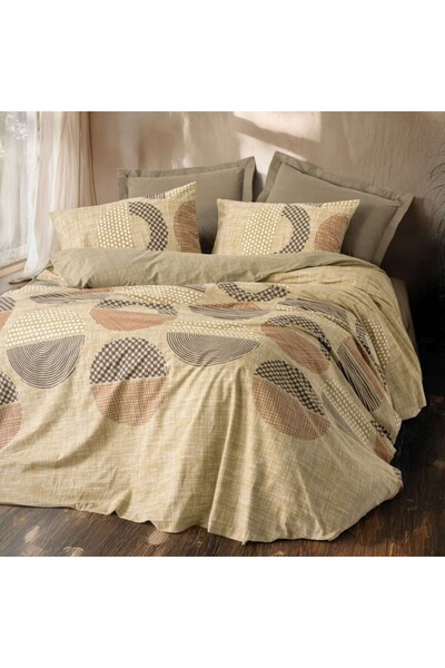Cotton Box Moona Brown bed linen for 1 person, Cotton Box, ranforce Cotton , ...