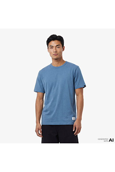 Alpha Industries New Patch Erkek Mavi T-Shirt