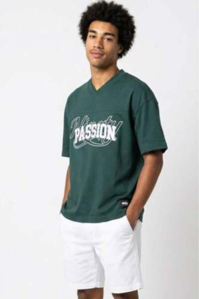 Ninety Jersey T-shirt Olive Green CHT 4066