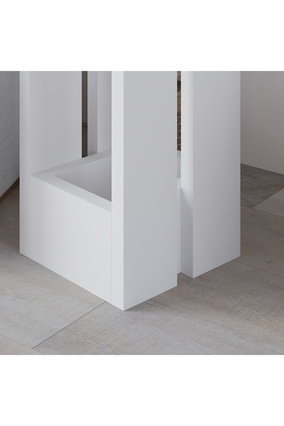Mourah Home Tasos Side Table 30cm W - White