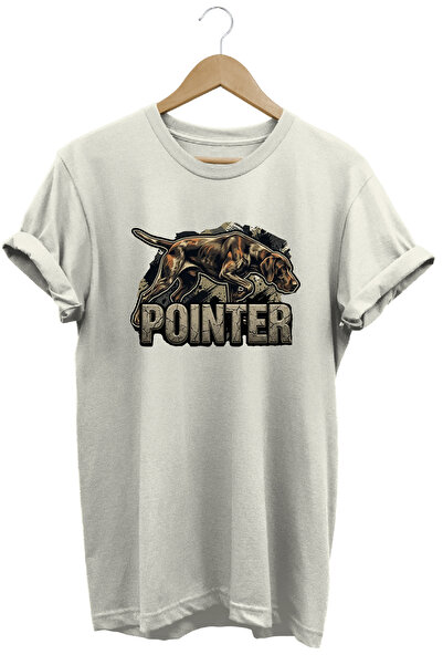 WİDİ Unisex Basset Hound Printed T-Shirt - Hunter Dogs Series Crew Neck Cotto...