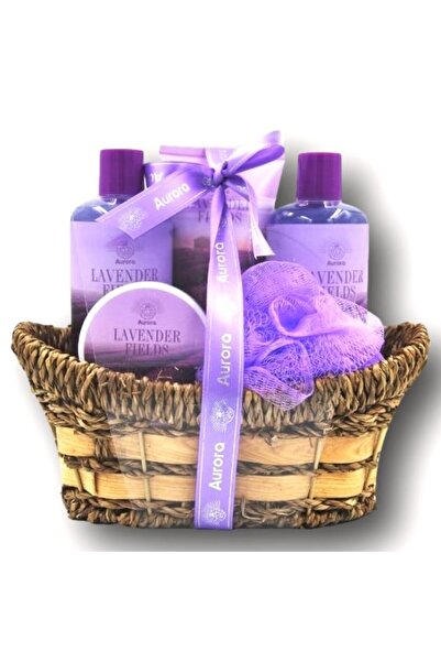 Aurora Exclusive gift basket for women, Lavender Spa model, containing a refi...